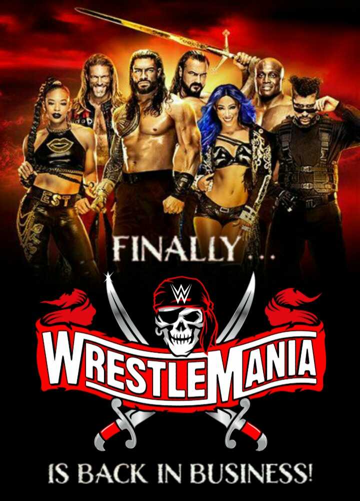 عرض راسلمينيا 37 الليلة الاولى 1 2021 WrestleMania Night 1 مترجم